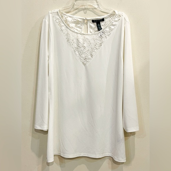 Lauren Ralph Lauren Knit Tunic Blouse Top - Picture 1 of 6